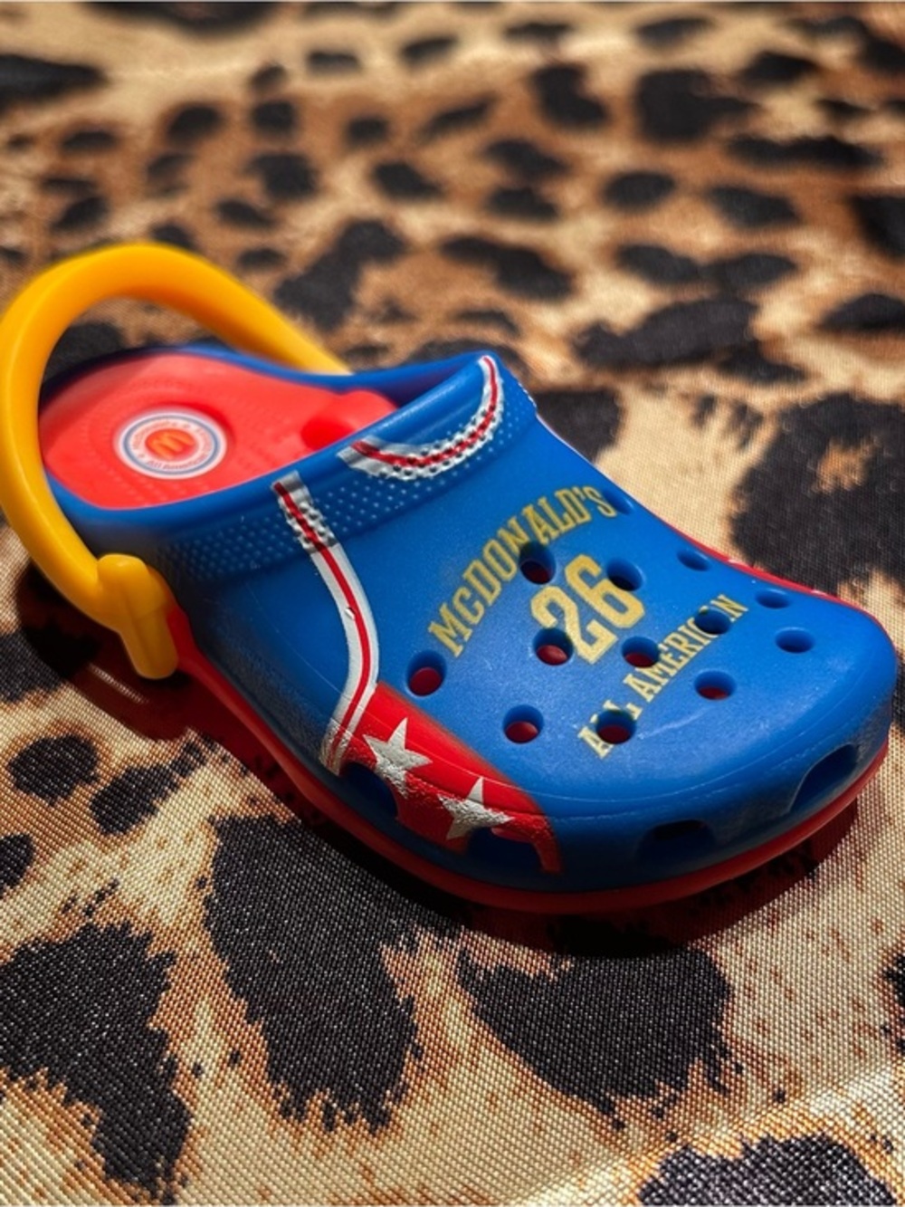 McDonald’s All American No. 26 Mini Croc Key Chain